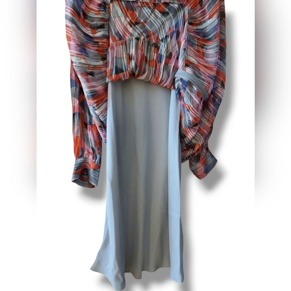 NWT COACH Bold Geo Yoke Knee length Spring Easter Dress Size 10, $595 Retail - Picture 10 of 16